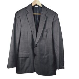 Brioni Nomentano 40 Men's Grey Wool Blend Suit Jacket Blazer Made in Italynread